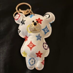 Wannabe Louis Vuitton Teddy Bear Keychain & bag Accessory